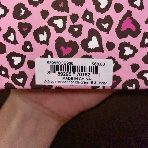 NWT $68 Betsey Johnson Gold and Pink Wine Picnic Basket Bag Charm - Picture 5 of 6